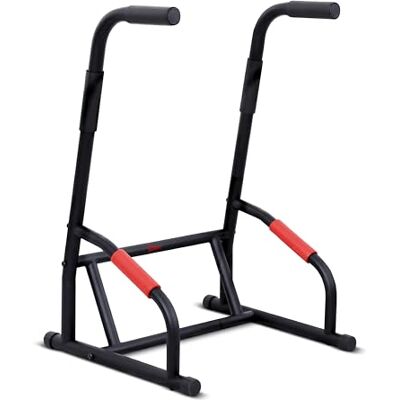 Sunny Health & Fitness Kraftturm mit Dip-Station fürs Heimtraining 300 kg Belastbarkeit, Multi-Griff Handles, Foam Gepolsterte Griffe, Stable Crossbar, Tragbar Dip-Station Sunny Health & Fitness Kraftturm mit Dip-Station fürs Heimtraining 300 kg Belastbarkeit, Multi-Griff Handles, Foam Gepolsterte Griffe, Stable Crossbar, Tragbar Dip-Station