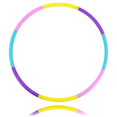 Zuuyye Hula Hoop Reifen mit Blumenmuster, 8-teilig, 75 cm Durchmesser, Verstellbarer & Abnehmbarer Hula-Hoop, tragbar, ideal für Fitness, Gymnastik und Tanz Zuuyye Hula Hoop Reifen mit Blumenmuster, 8-teilig, 75 cm Durchmesser, Verstellbarer & Abnehmbarer Hula-Hoop, tragbar, ideal für Fitness, Gymnastik und Tanz
