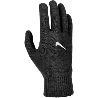 Nike Herren Knit Swoosh Handschuhe 3.0 Running Training Fitness Winterhandschuhe Touchscreen Grip, Black/White, L Nike Herren Knit Swoosh Handschuhe 3.0 Running Training Fitness Winterhandschuhe Touchscreen Grip, Black/White, L