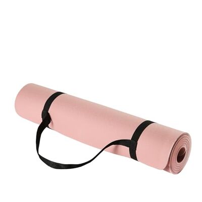 Amazon Trainings-/Yogamatte mit Tragegurt, 0.6 cm dick, aus thermoplastischem Elastomer (TPE), Rosa Amazon Trainings-/Yogamatte mit Tragegurt, 0.6 cm dick, aus thermoplastischem Elastomer (TPE), Rosa