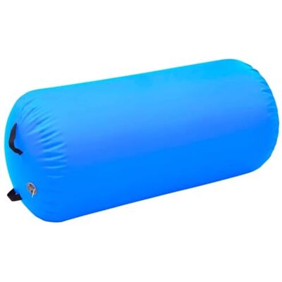 vidaXL Aufblasbare Gymnastik Rolle, Turnrolle mit Pumpe Beutel, Yoga Rolle Luftrolle für Rückbeugen, Fitnessrolle für Heimgebrauch Gym, Blau PVC vidaXL Aufblasbare Gymnastik Rolle, Turnrolle mit Pumpe Beutel, Yoga Rolle Luftrolle für Rückbeugen, Fitnessrolle für Heimgebrauch Gym, Blau PVC