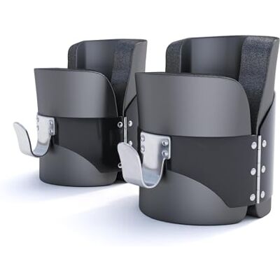 GORILLA SPORTS ® Gravity Boots, gepolstert, bis 250 kg, für 30 mm Stangen Sicherheitsverschluss, Stahlhaken und Schaumstoffpolsterung; Inversion Boots, Trainingsstiefel, Bauchtrainer, Rückentrainer GORILLA SPORTS ® Gravity Boots, gepolstert, bis 250 kg, für 30 mm Stangen Sicherheitsverschluss, Stahlhaken und Schaumstoffpolsterung; Inversion Boots, Trainingsstiefel, Bauchtrainer, Rückentrainer