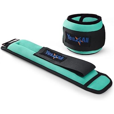 Yes4All Klettverschluss Neopren Gewichtsmanschetten Paar für Frauen Männer mit verschiedenen Größen (0,9 kg 4,5 kg) Unisex Beingewichte für Walking, Rucking, Calisthenics Yes4All Klettverschluss Neopren Gewichtsmanschetten Paar für Frauen Männer mit verschiedenen Größen (0,9 kg 4,5 kg) Unisex Beingewichte für Walking, Rucking, Calisthenics