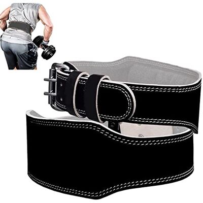 FFitness Verstellbarer Gewichthebergürtel mit Löchern – Gewichthebergürtel für Fitnesstraining, Fitnessstudio und Bodybuilding FFitness Verstellbarer Gewichthebergürtel mit Löchern – Gewichthebergürtel für Fitnesstraining, Fitnessstudio und Bodybuilding