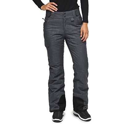 ARCTIX Damen Snow Sports Isolierte Cargohose Skihose, Steel Melange, L x 31L ARCTIX Damen Snow Sports Isolierte Cargohose Skihose, Steel Melange, L x 31L