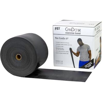 Cando Trainingsband / Gymnastikband Spenderbox, Länge 45 m schwarz (sehr schwer) Cando Trainingsband / Gymnastikband Spenderbox, Länge 45 m schwarz (sehr schwer)
