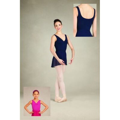 Capezio Tank Leotard w/Belt Girls, Dusty Pink, Medium Capezio Tank Leotard w/Belt Girls, Dusty Pink, Medium