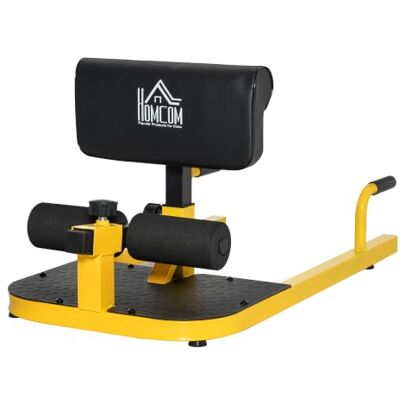 HOMCOM - Beintrainer - Gelb/Schwarz - Kniebeugentrainer HOMCOM - Beintrainer - Gelb/Schwarz - Kniebeugentrainer