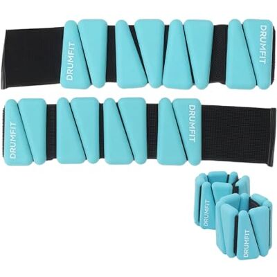Cecotec Verstellbare Knöchelgewichte DrumFit AnkelBell Silicone 0,5Kg x2. 2X 0,5 kg für Handgelenke & Knöchel, silikonbeschichtetes Metall, Wasser- und schweißresistent, hautfreundlich, Home-Gym Cecotec Verstellbare Knöchelgewichte DrumFit AnkelBell Silicone 0,5Kg x2. 2X 0,5 kg für Handgelenke & Knöchel, silikonbeschichtetes Metall, Wasser- und schweißresistent, hautfreundlich, Home-Gym