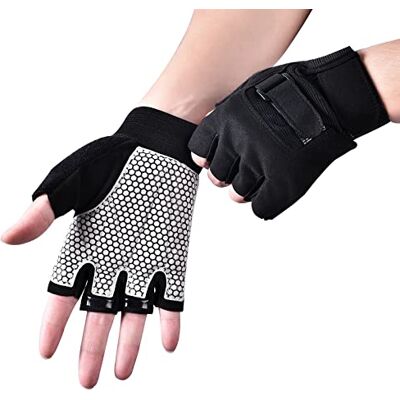 Romon Fitness Handschuhe für Herren und Damen,Trainingshandschuhe mit Handgelenkstütze,Atmungsaktive und Bequeme Handschuhe für das Gewichtheben,für Gym Übung,Krafttraining und Liegestütze Schwarz XL Romon Fitness Handschuhe für Herren und Damen,Trainingshandschuhe mit Handgelenkstütze,Atmungsaktive und Bequeme Handschuhe für das Gewichtheben,für Gym Übung,Krafttraining und Liegestütze Schwarz XL