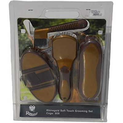 Rhinegold Soft Touch Grooming - Pflegebürste - Weiche Gummirückseite Rhinegold Soft Touch Grooming - Pflegebürste - Weiche Gummirückseite