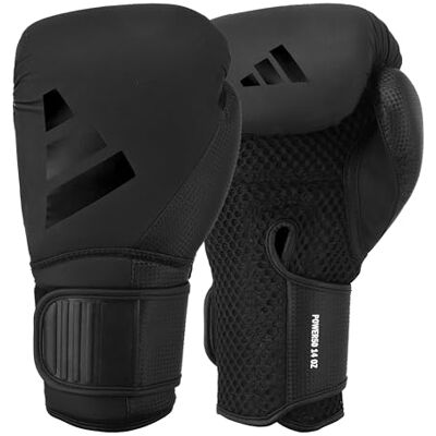 Adidas Power 50 Training Gloves Black/Black 14oz Adidas Power 50 Training Gloves Black/Black 14oz