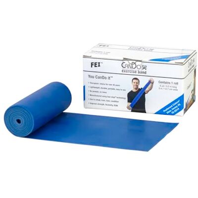 Cando Trainingsband / Gymnastikband Spenderbox Länge 5,5 m blau (schwer) Cando Trainingsband / Gymnastikband Spenderbox Länge 5,5 m blau (schwer)