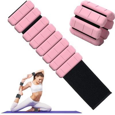TopEsct Tragbare Handgelenk-Knöchelgewichte 2er-Set(je 1 lb/2 lbs) verstellbares Gewichtsmanschetten Armgewichtsarmband für Krafttraining,Gehen,Laufen,Pilates,Joggen,Yoga TopEsct Tragbare Handgelenk-Knöchelgewichte 2er-Set(je 1 lb/2 lbs) verstellbares Gewichtsmanschetten Armgewichtsarmband für Krafttraining,Gehen,Laufen,Pilates,Joggen,Yoga