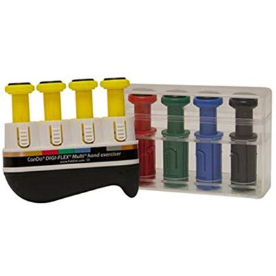 Cando Handtrainer, Fingertrainer Digi-Flex® 1 Basisgerät, 8 Knöpfe (4 sehr leicht, 1 leicht, 1 medium, 1 schwer, 1 sehr schwer) Cando Handtrainer, Fingertrainer Digi-Flex® 1 Basisgerät, 8 Knöpfe (4 sehr leicht, 1 leicht, 1 medium, 1 schwer, 1 sehr schwer)
