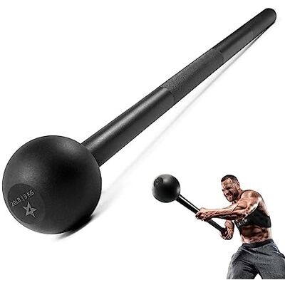 Yes4All Legierter Stahl Mace Bell, Gewichtshammer Gym Mit Gerändelt Griffe Gewichtsstange Mehrere Größen für Krafttraining, Schulter, Grips & Unterarm Workouts Yes4All Legierter Stahl Mace Bell, Gewichtshammer Gym Mit Gerändelt Griffe Gewichtsstange Mehrere Größen für Krafttraining, Schulter, Grips & Unterarm Workouts