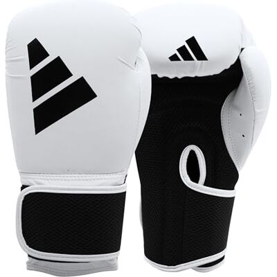 Adidas Power 25 Training Gloves White/Black 12oz Adidas Power 25 Training Gloves White/Black 12oz