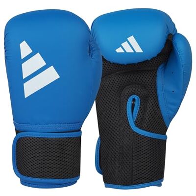 Adidas Power 25 Training Gloves Blue/White 4oz Adidas Power 25 Training Gloves Blue/White 4oz