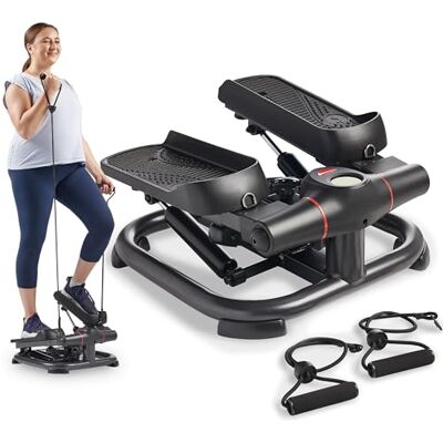 Sunny Health & Fitness 2-in-1 Premium Power Stepper mit Widerstandsbändern, gelenkschonendes Cardio, platzsparend, höhenverstellbar und optionaler SunnyFit App mit erweiterter Bluetooth-Konnektivität. Sunny Health & Fitness 2-in-1 Premium Power Stepper mit Widerstandsbändern, gelenkschonendes Cardio, platzsparend, höhenverstellbar und optionaler SunnyFit App mit erweiterter Bluetooth-Konnektivität.