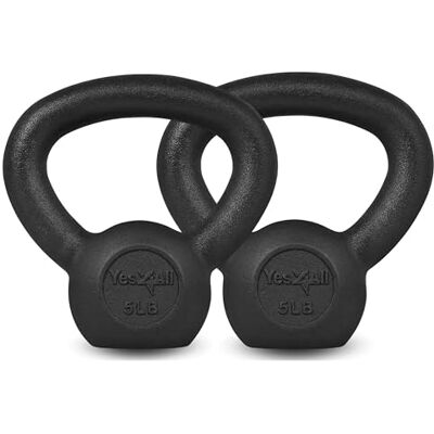Yes4All 2,3 kg Kugelhantel Set aus 2 Gusseisen für Hantelgewichte Übungen, Fitnessstudio, Fitness, Ganzkörpertrainingsgeräte Push Up, Grip und Krafttraining Yes4All 2,3 kg Kugelhantel Set aus 2 Gusseisen für Hantelgewichte Übungen, Fitnessstudio, Fitness, Ganzkörpertrainingsgeräte Push Up, Grip und Krafttraining