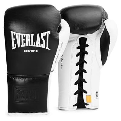 Everlast Powerlock OG Pro Fight Boxhandschuhe 10-16oz, Schnürung, Boxsack Boxing Gloves, Wettkampf, Pratzen, Kickboxen, Kampfsport, Männer, Damen Everlast Powerlock OG Pro Fight Boxhandschuhe 10-16oz, Schnürung, Boxsack Boxing Gloves, Wettkampf, Pratzen, Kickboxen, Kampfsport, Männer, Damen