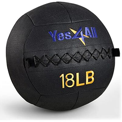 Yes4All , Wandball – weicher Medizinball für Ganzkörpertraining und Kraftübungen, 8,2 kg Yes4All , Wandball – weicher Medizinball für Ganzkörpertraining und Kraftübungen, 8,2 kg