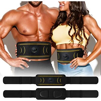 Hiviss EMS Trainingsgerät, Bauchtrainer Elektrisch, EMS Bauchmuskeltrainer, USB-tragbare Elektrische ABS-Stimulatoren, 6 Modi und 15 Intensitäten Bauch Trainingsgerät für Zuhause Hiviss EMS Trainingsgerät, Bauchtrainer Elektrisch, EMS Bauchmuskeltrainer, USB-tragbare Elektrische ABS-Stimulatoren, 6 Modi und 15 Intensitäten Bauch Trainingsgerät für Zuhause