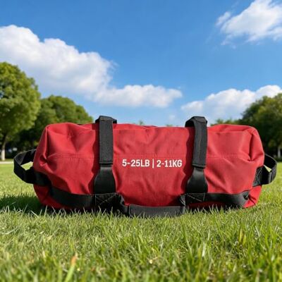 GarveeLife Fitness Sandsack Verstellbar Robuster Trainingssandsack mit mehreren Griffen. Ideal für Krafttraining, Home Gym und Powerlifting GarveeLife Fitness Sandsack Verstellbar Robuster Trainingssandsack mit mehreren Griffen. Ideal für Krafttraining, Home Gym und Powerlifting
