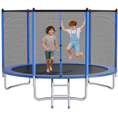 VEVOR Outdoor Trampolin Bodentrampolin mit Sicherheitsnetz & Stahlrahmen, ASTM-geprüft, Hochleistungstrampolin, max. 150 kg Gewichtskapazität, Gartentrampolin VEVOR Outdoor Trampolin Bodentrampolin mit Sicherheitsnetz & Stahlrahmen, ASTM-geprüft, Hochleistungstrampolin, max. 150 kg Gewichtskapazität, Gartentrampolin