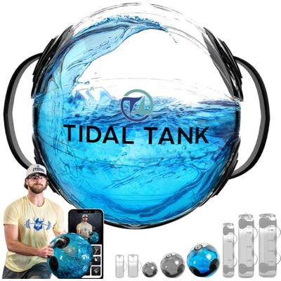 Tidal Tank Sphere Original Aqua Ball statt Sandsack Trainings Power Bag mit Wassergewicht, Ultimatives Kern- und Balance-Workout, bis zu 25 kg Tidal Tank Sphere Original Aqua Ball statt Sandsack Trainings Power Bag mit Wassergewicht, Ultimatives Kern- und Balance-Workout, bis zu 25 kg