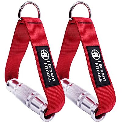 J Bryant Fitness Resistance Band Handle Cable Machine Attachment for Pulley Machine Heavy Duty Metal D Handle Aluminum Alloy Handle Grips Durable Workout Handle Pulley LAT Pulldown System J Bryant Fitness Resistance Band Handle Cable Machine Attachment for Pulley Machine Heavy Duty Metal D Handle Aluminum Alloy Handle Grips Durable Workout Handle Pulley LAT Pulldown System