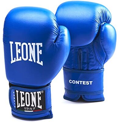 LEONE 1947 , Boxhandschuh-Wettbewerb, Unisex-Erwachsene, Blau, 10 OZ, GN010 LEONE 1947 , Boxhandschuh-Wettbewerb, Unisex-Erwachsene, Blau, 10 OZ, GN010
