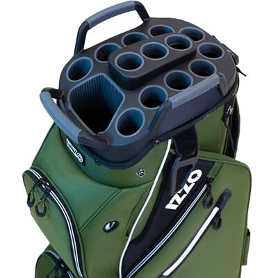 Izzo Ultimate Organizer Golfwagentasche, Oliv/Weiß Izzo Ultimate Organizer Golfwagentasche, Oliv/Weiß