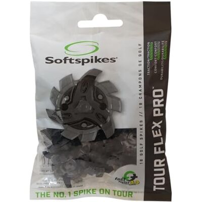 SOLT - Softspikes Tour Flex Pro - Schwarz Grau - Golf spikes SOLT - Softspikes Tour Flex Pro - Schwarz Grau - Golf spikes
