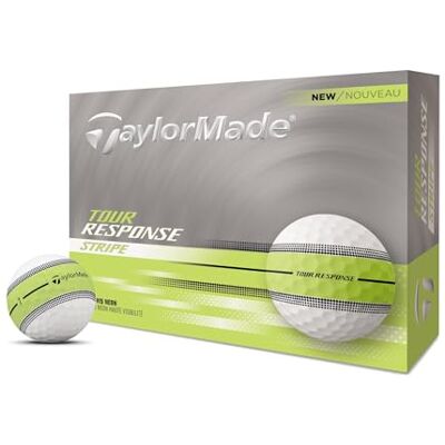 TaylorMade Golf 2025 Tour Response Stripe Yellow One Dutzend TaylorMade Golf 2025 Tour Response Stripe Yellow One Dutzend
