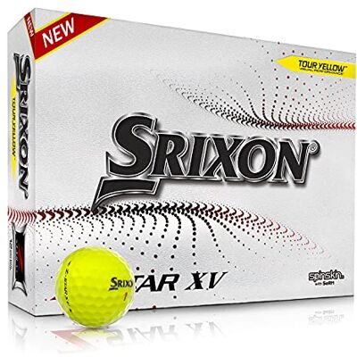 Srixon Neues Z Star XV 7 Tour Yellow 12 Premium Golfbälle Tour Level Hochleistung Urethan 4 Stück Premium Golfzubehör und Golfgeschenke Srixon Neues Z Star XV 7 Tour Yellow 12 Premium Golfbälle Tour Level Hochleistung Urethan 4 Stück Premium Golfzubehör und Golfgeschenke