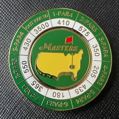 ITETONE Gedenk-Golf-Major-Turnier, magnetische Münze und Ballmarker, The Masters Scorecard Golfballmarker, magnetische Yardages Golfballmarker, einzigartiges Golfgeschenk für Golfliebhaber 1pcs ITETONE Gedenk-Golf-Major-Turnier, magnetische Münze und Ballmarker, The Masters Scorecard Golfballmarker, magnetische Yardages Golfballmarker, einzigartiges Golfgeschenk für Golfliebhaber 1pcs