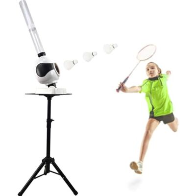 LTSRLL Badminton-Ballmaschine, automatische Badminton-Aufschlagballmaschine mit Fernbedienung/spezialisiertes Training/Allround-Ballschießen für Badminton-Liebhaber LTSRLL Badminton-Ballmaschine, automatische Badminton-Aufschlagballmaschine mit Fernbedienung/spezialisiertes Training/Allround-Ballschießen für Badminton-Liebhaber