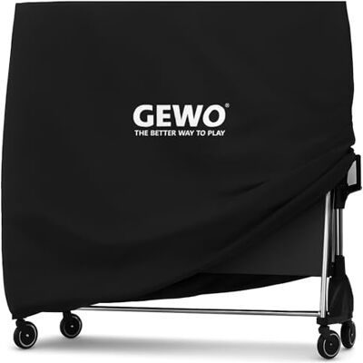 GEWO Premium Tischtennisplatte Abdeckung 600D -für Tischtennistisch Outdoor Robuste Oxford Gewebe, Tischtennis Schutzhülle, Wetterfest UV-beständig, 185x70x165 cm, schwarz GEWO Premium Tischtennisplatte Abdeckung 600D -für Tischtennistisch Outdoor Robuste Oxford Gewebe, Tischtennis Schutzhülle, Wetterfest UV-beständig, 185x70x165 cm, schwarz