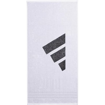 Adidas Unisex Performance Towel Small Towel, White/Black, One Size Adidas Unisex Performance Towel Small Towel, White/Black, One Size