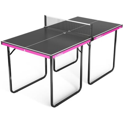JOOLA Midsize X – kompakte Tischtennisplatte für drinnen,platzsparend, klappbar, mit Netz,152 x 76 cm JOOLA Midsize X – kompakte Tischtennisplatte für drinnen,platzsparend, klappbar, mit Netz,152 x 76 cm