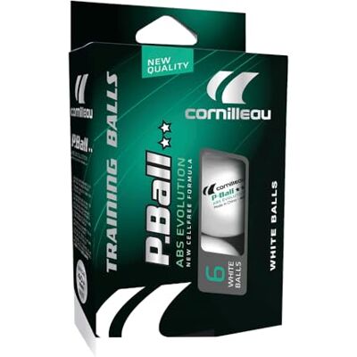 Cornilleau ITTF 2 Star Tischtennisbälle, weiß, One Size Cornilleau ITTF 2 Star Tischtennisbälle, weiß, One Size