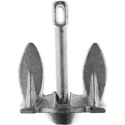 SeaSense Unisex-Erwachsene Painted Navy Anchor (15 Lb),Silver Ancho, Silber SeaSense Unisex-Erwachsene Painted Navy Anchor (15 Lb),Silver Ancho, Silber