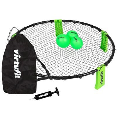 VirtuFit Roundnet RN90 Pro Mit 3 Bällen und Aufbewahrungstasche Ballpumpe Ballspiel VirtuFit Roundnet RN90 Pro Mit 3 Bällen und Aufbewahrungstasche Ballpumpe Ballspiel