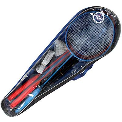 SPORT SIDE Komplettes Badminton-Set Schlägerspiel Für Kinder Schläger Federbälle Netz und Ständer 046597 Zufälliges Modell Nylon 67 cm Sportartikel SPORT SIDE Komplettes Badminton-Set Schlägerspiel Für Kinder Schläger Federbälle Netz und Ständer 046597 Zufälliges Modell Nylon 67 cm Sportartikel