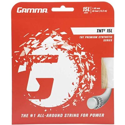 Gamma TNT2 Tennissaite, 15 l, Weiß Gamma TNT2 Tennissaite, 15 l, Weiß
