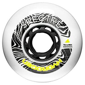 Rollerblade HYDROGEN Spectre 76/85A, 4 Inline Skate Rollen, Ersatzräder, Unisex, Weiss, 76mm/85A Rollerblade HYDROGEN Spectre 76/85A, 4 Inline Skate Rollen, Ersatzräder, Unisex, Weiss, 76mm/85A