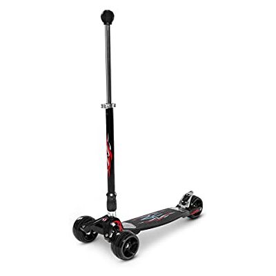 MICRO Kickboard Monster mit austauschbarem T-Griff , Schwarz MICRO Kickboard Monster mit austauschbarem T-Griff , Schwarz