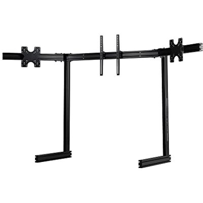 Next Level Racing Elite Freestanding Complete Triple Monitor Stand Black Next Level Racing Elite Freestanding Complete Triple Monitor Stand Black