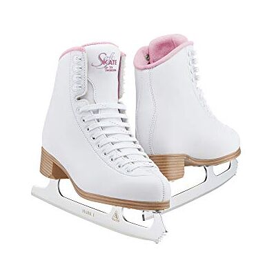 Jackson Classic 380 Boot with Mark I Blade, Moderate Support Figure Skates for Women and Girls, Championship Quality Ice Skates, (Style No. JC380) Jackson Classic 380 Boot with Mark I Blade, Moderate Support Figure Skates for Women and Girls, Championship Quality Ice Skates, (Style No. JC380)